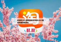 欧洲杯2023赛程表图,欧洲杯2023赛程表图葡萄牙队