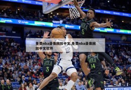 免费nba录像回放中文,免费nba录像回放中文软件