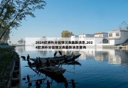 2024欧洲杯分组情况表最新消息,2024欧洲杯分组情况表最新消息查询