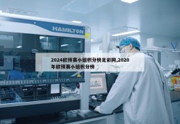 2024欧预赛小组积分榜足彩网,2020年欧预赛小组积分榜